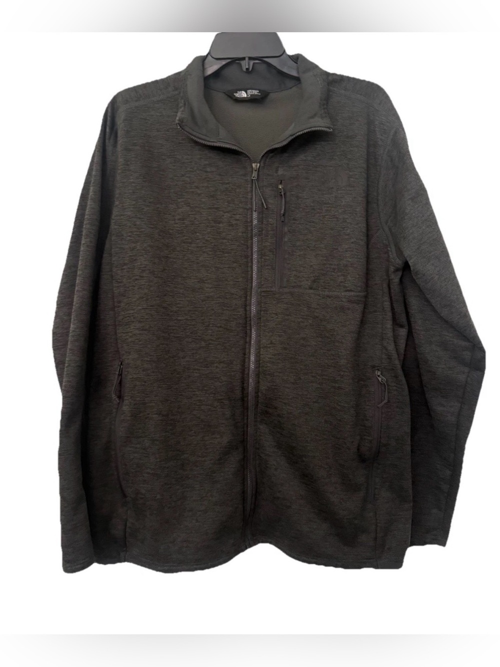 North Face Men's Skyline Full Zip Fleece Jacket NWT NF0A7V64 Large Gray